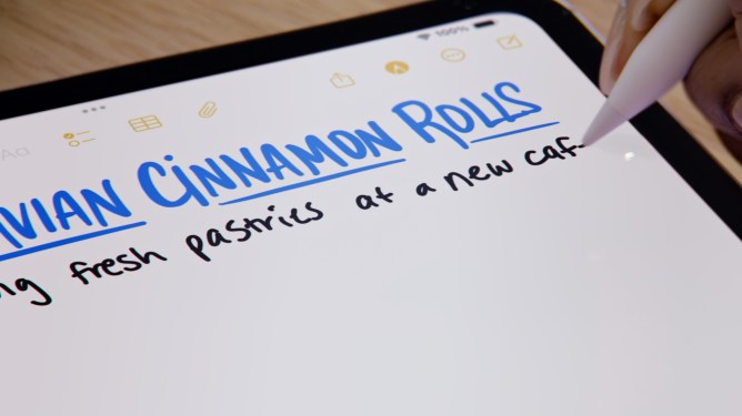 iPadOS 18’s Smart Script feature improves Apple Pencil handwriting with automatic correction and cleanup